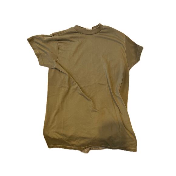 Khaki Casual HeavyWeight T-Shirt Mens M - Picture 1 of 3